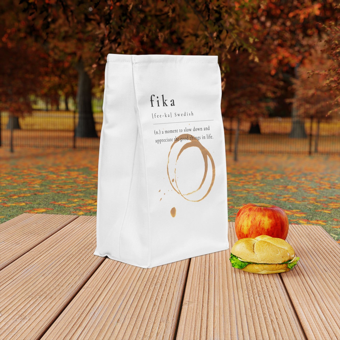 SWEDISH FIKA Polyester Lunch Bag