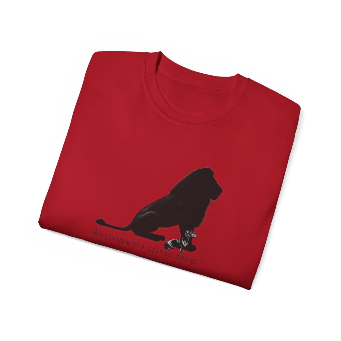 DACHSHUND ATTITUDE Unisex Ultra Cotton Tee