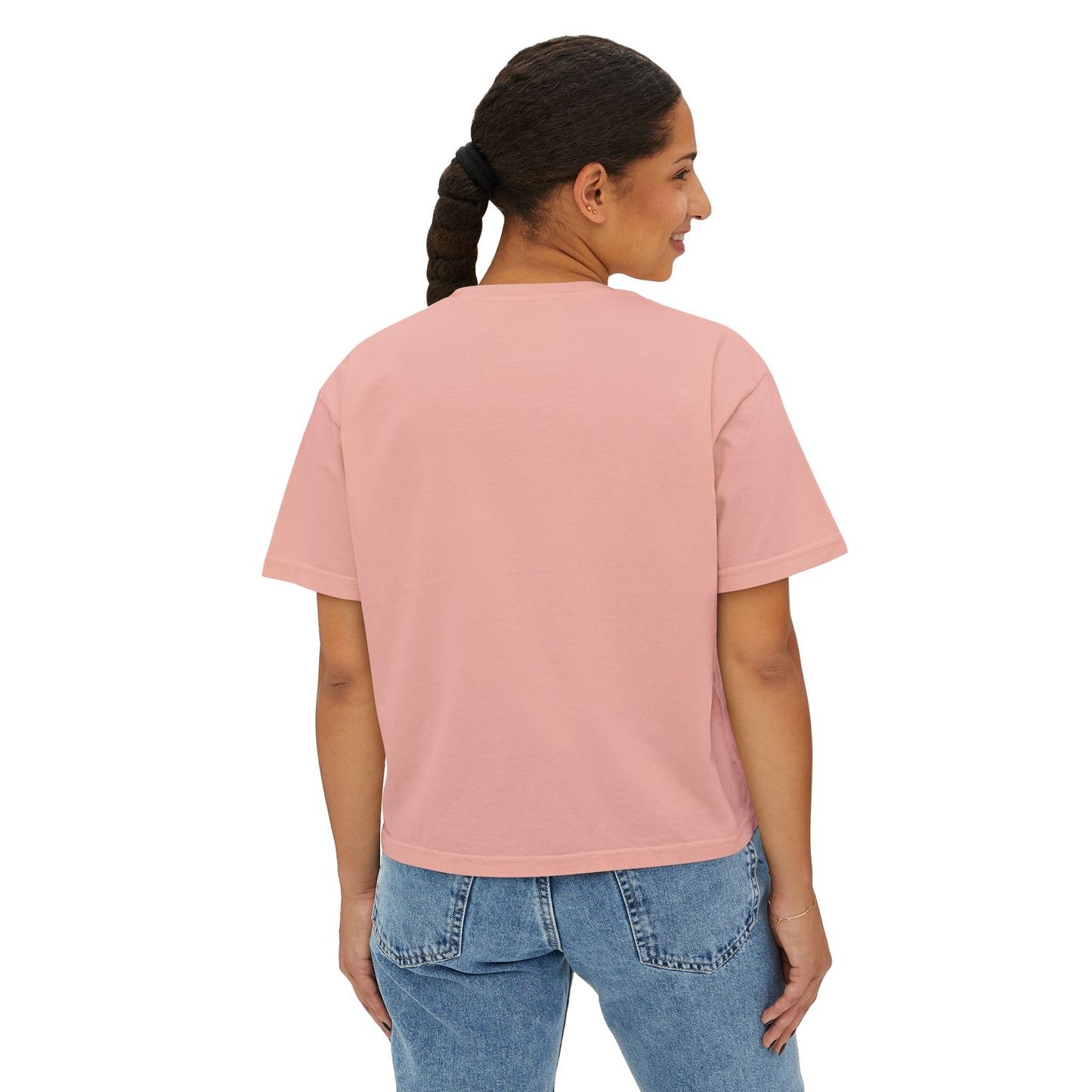 DOXIE NOT LISTENING Women's Boxy Tee