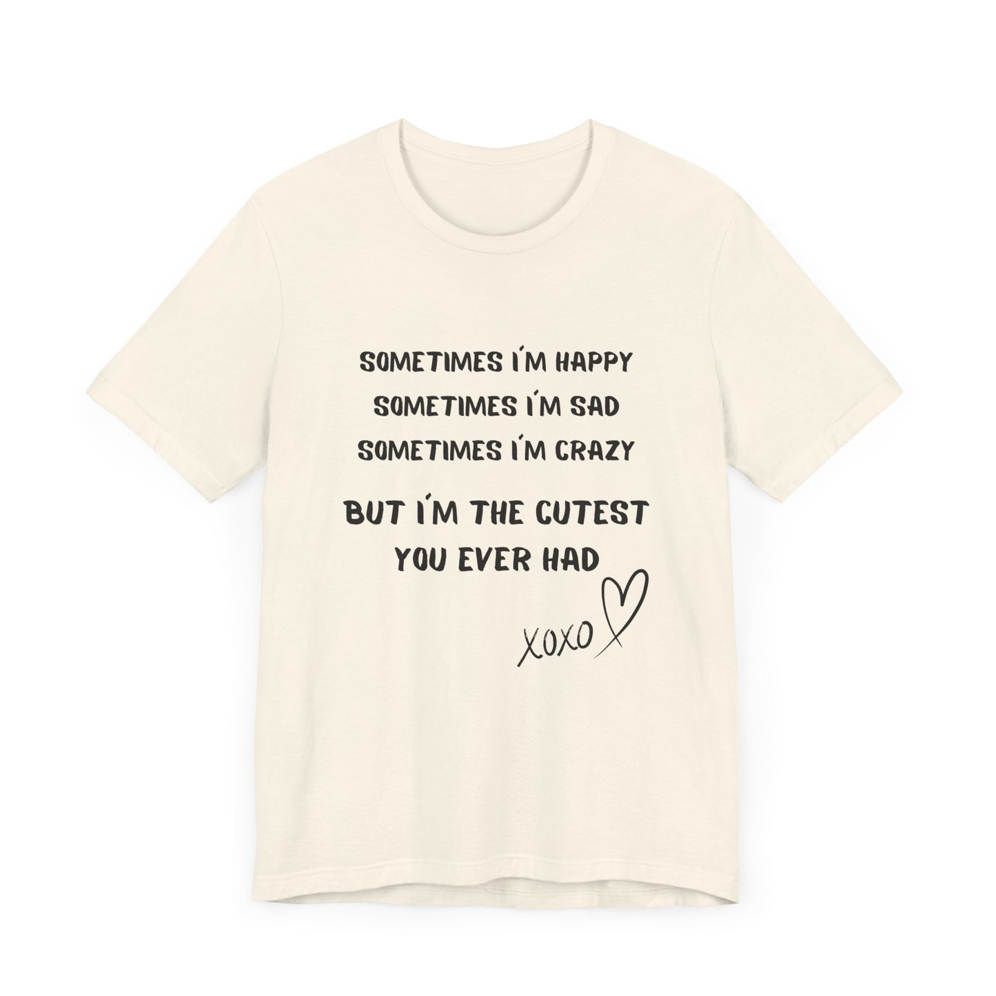 HAPPY SAD CRAZY Unisex Jersey Short Sleeve Tee
