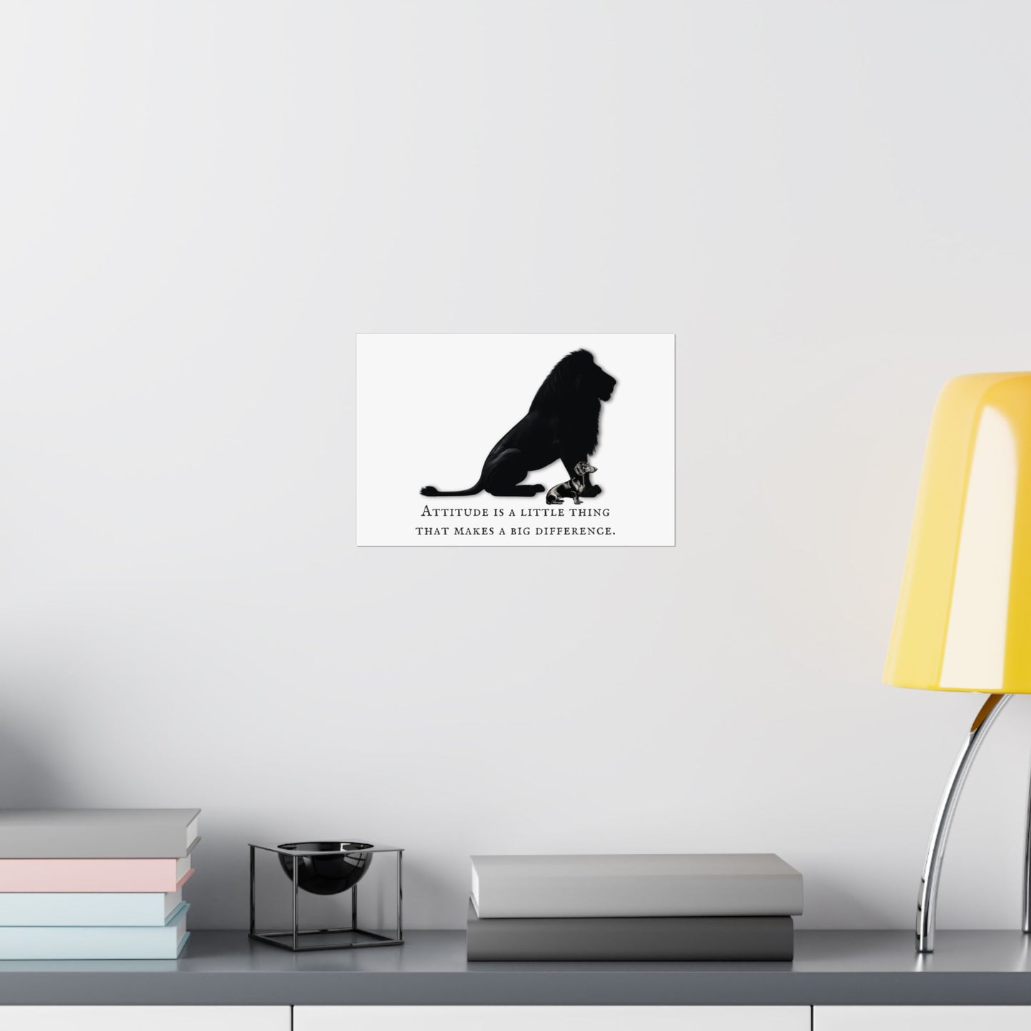 DACHSHUND ATTITUDE Satin Posters (210gsm)