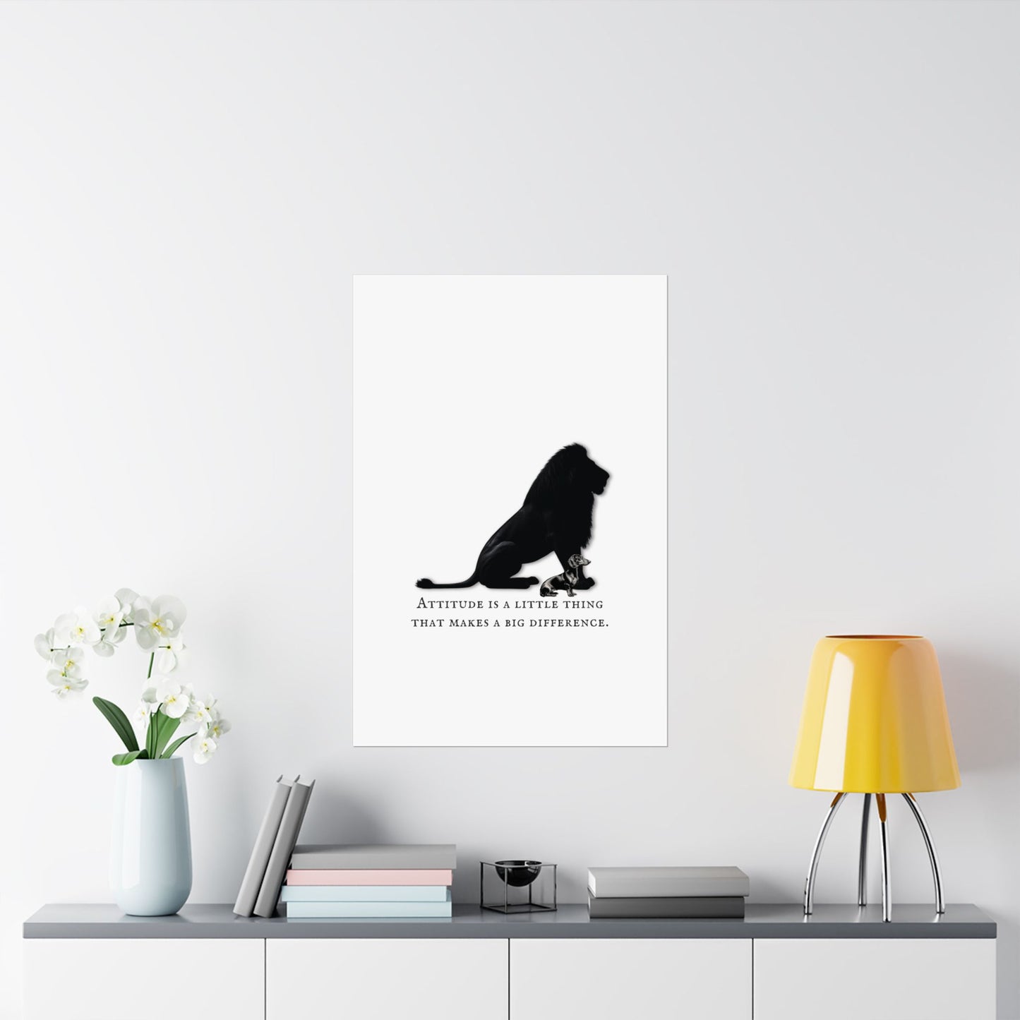 DACHSHUND ATTITUDE Satin Posters (210gsm)