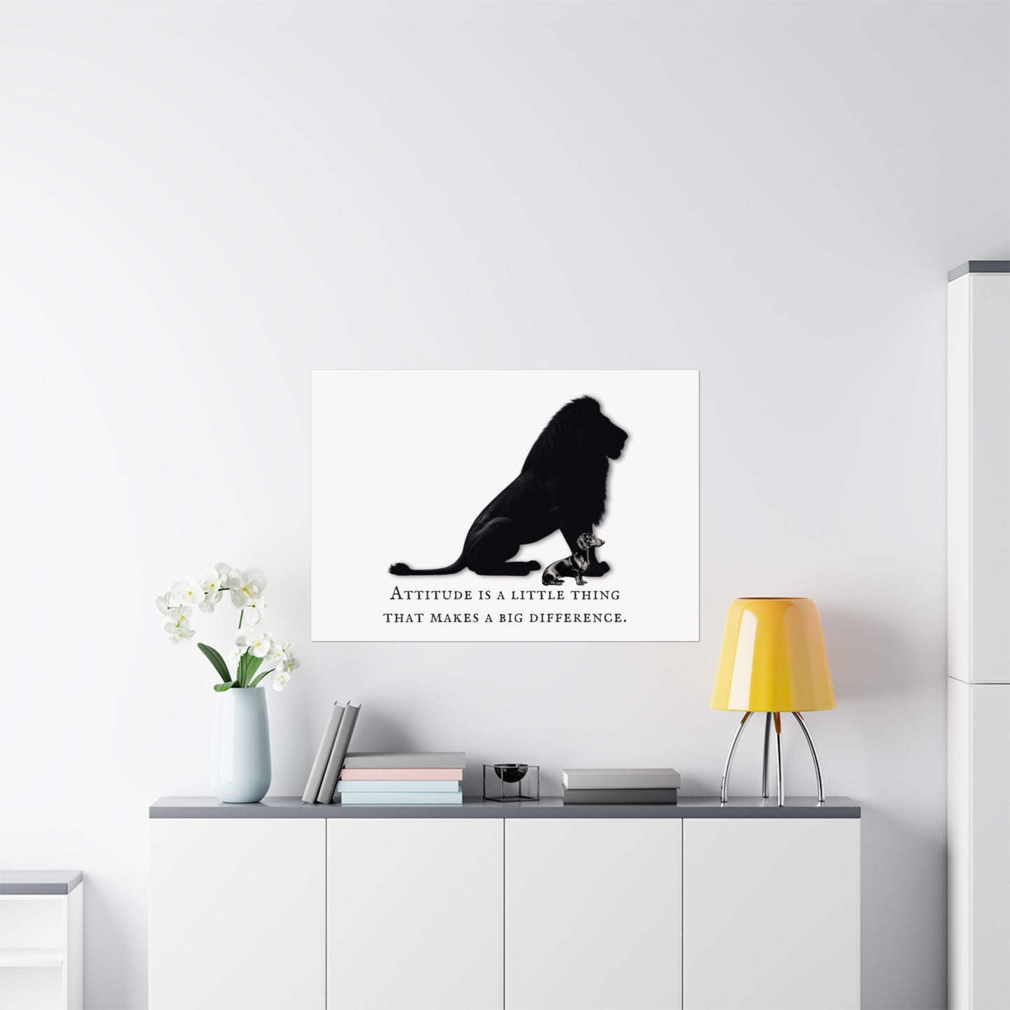DACHSHUND ATTITUDE Satin Posters (210gsm)