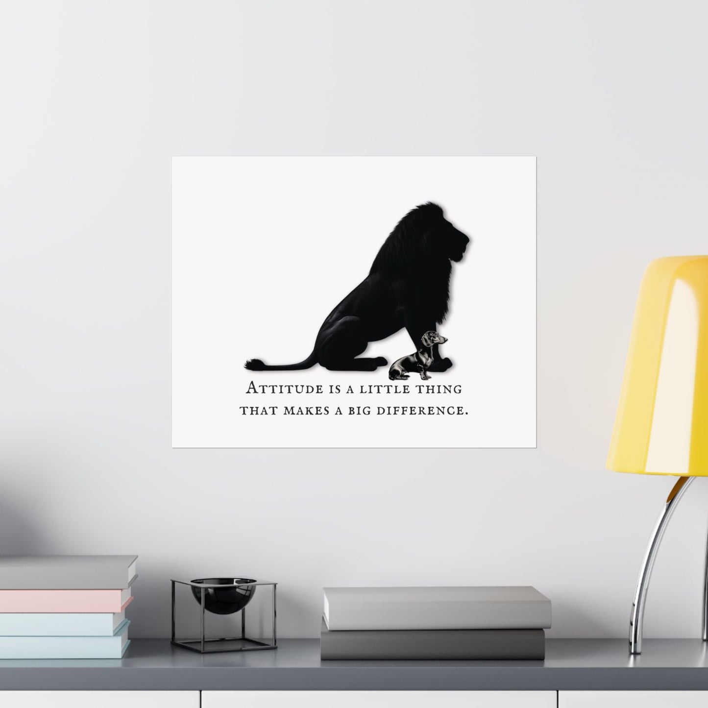 DACHSHUND ATTITUDE Satin Posters (210gsm)