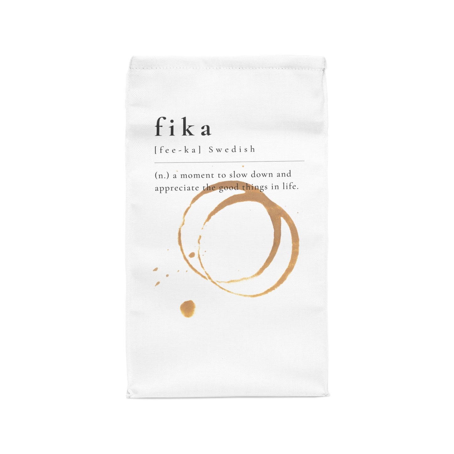 SWEDISH FIKA Polyester Lunch Bag