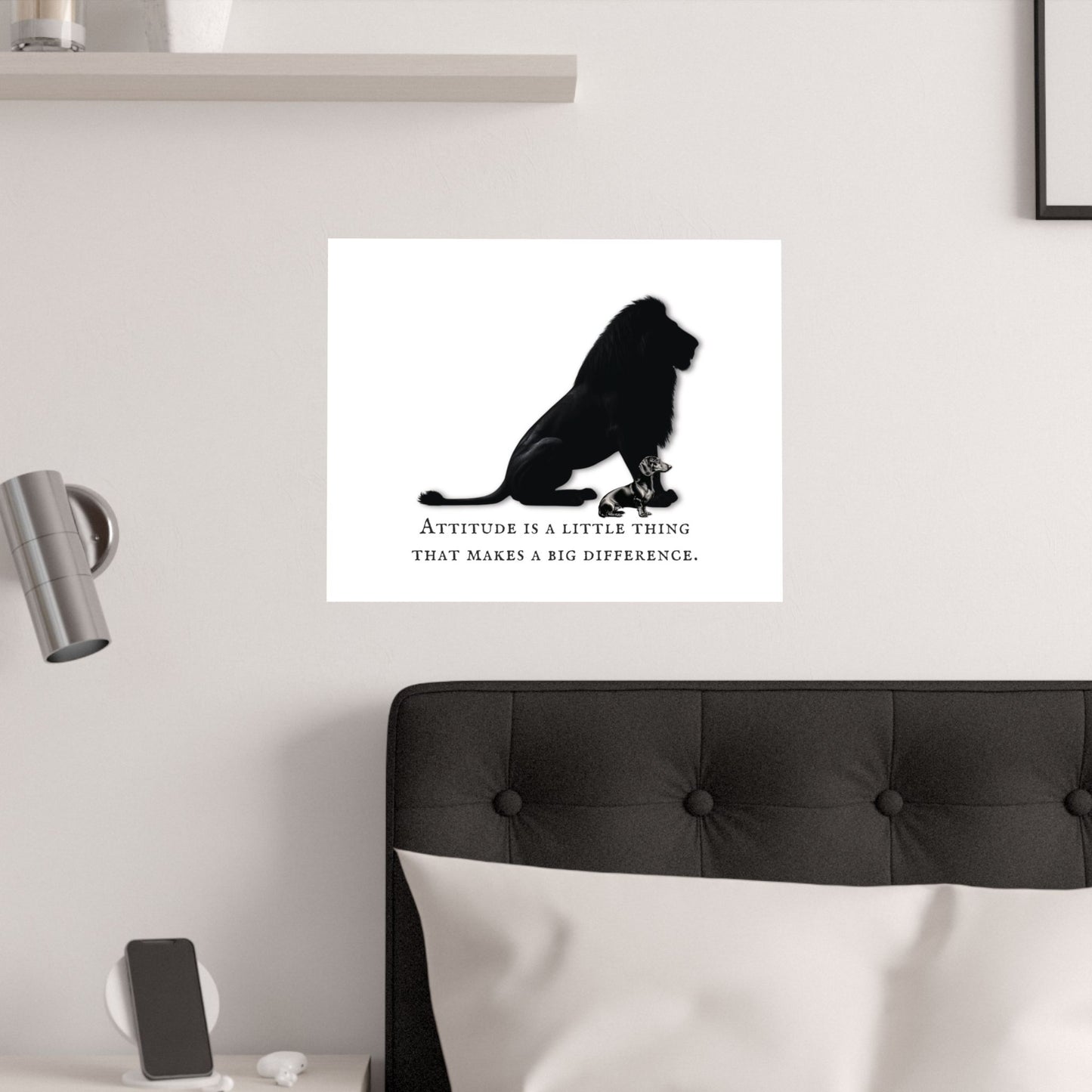 DACHSHUND ATTITUDE Satin Posters (210gsm)