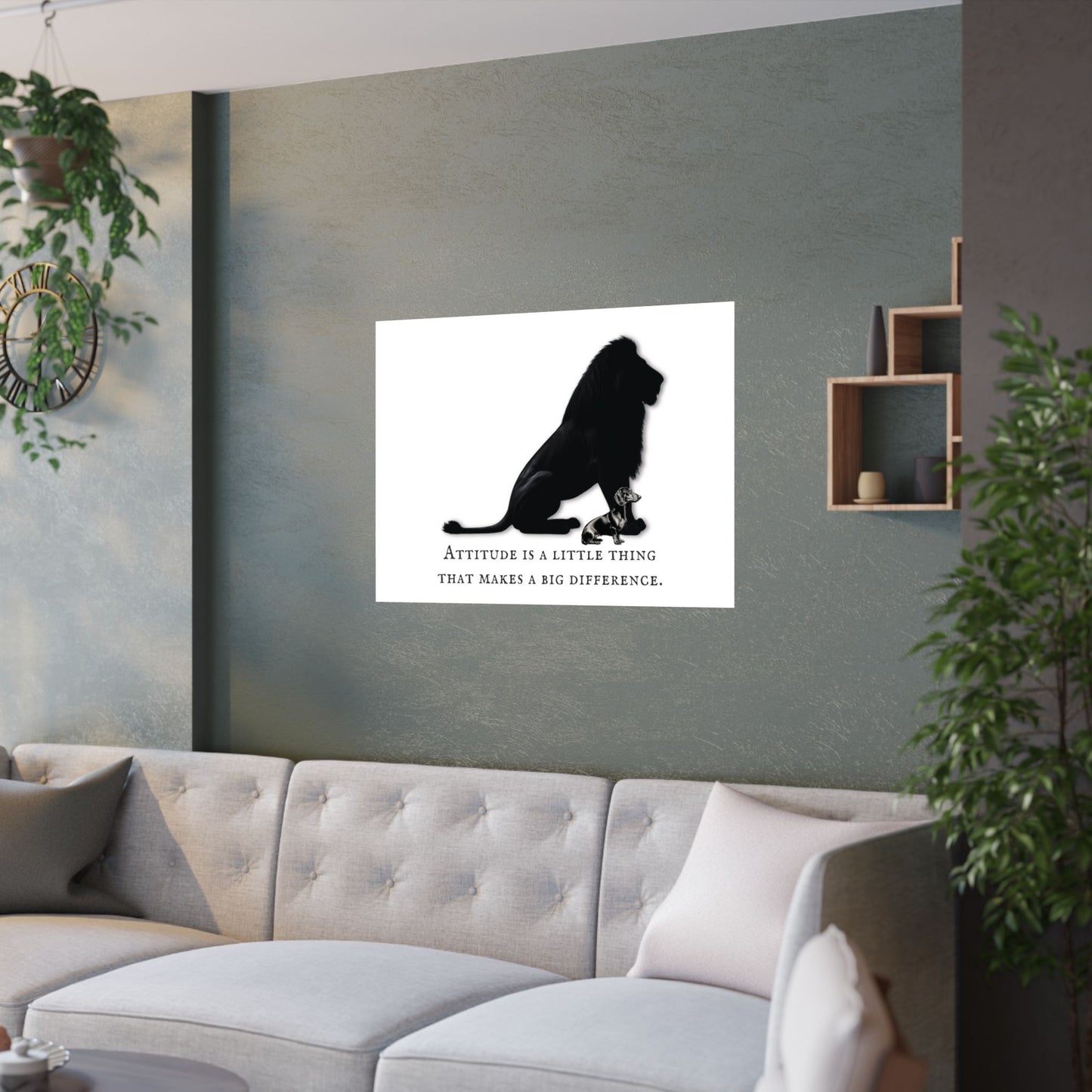 DACHSHUND ATTITUDE Satin Posters (210gsm)