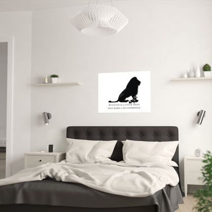 DACHSHUND ATTITUDE Satin Posters (210gsm)