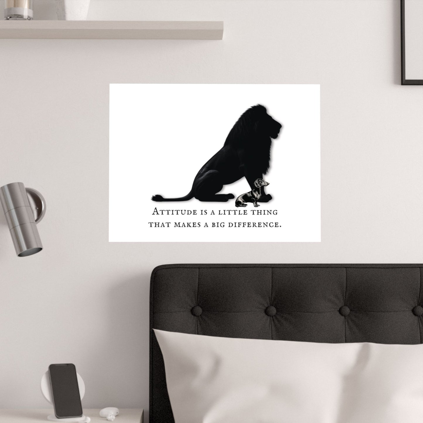 DACHSHUND ATTITUDE Satin Posters (210gsm)