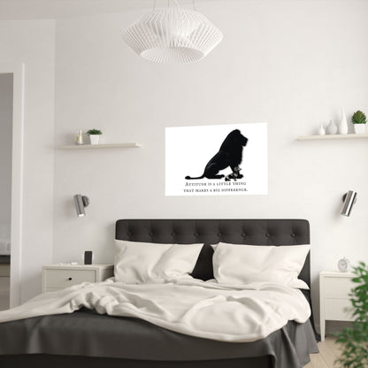 DACHSHUND ATTITUDE Satin Posters (210gsm)