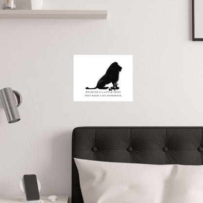 DACHSHUND ATTITUDE Satin Posters (210gsm)