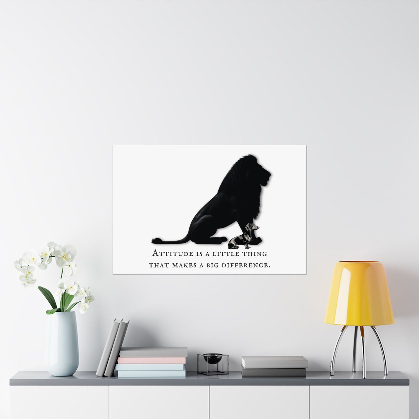 DACHSHUND ATTITUDE Satin Posters (210gsm)