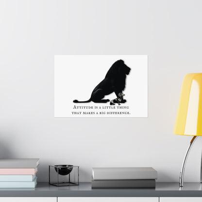 DACHSHUND ATTITUDE Satin Posters (210gsm)