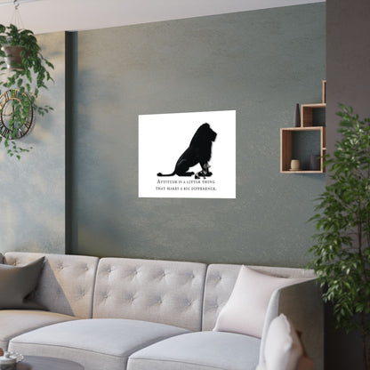 DACHSHUND ATTITUDE Satin Posters (210gsm)