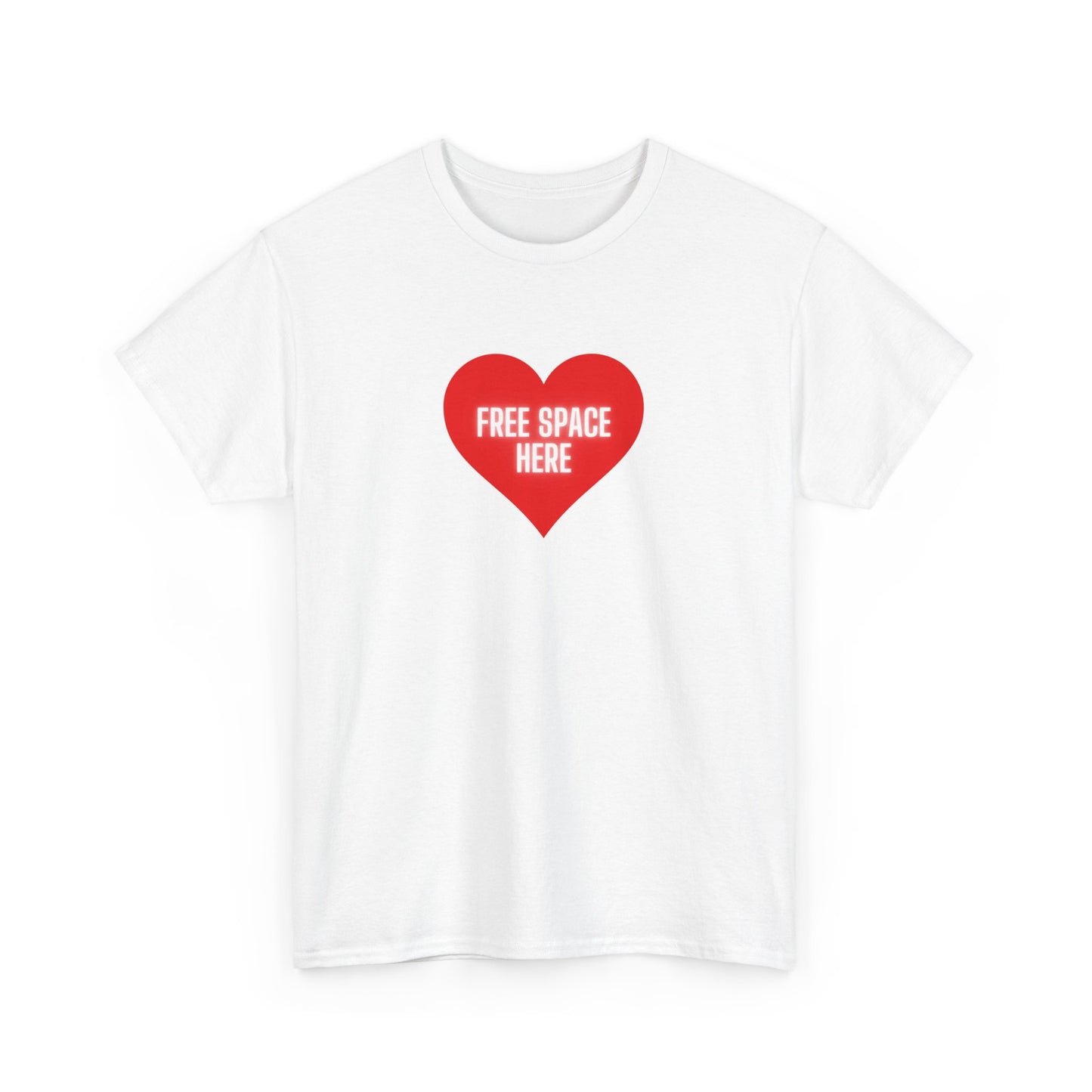 FREE SPACE HERE Unisex Heavy Cotton Tee
