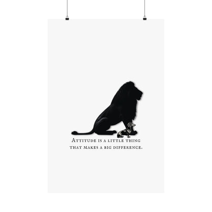 DACHSHUND ATTITUDE Satin Posters (210gsm)